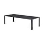 Table rectangulaire Big Irony métal noir / Maurizio Peregalli, 2000 - 238 x 100 cm - Zeus