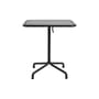 Table rectangulaire Deville métal noir / 60 x 70 cm - Hay