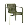 Fauteuil de repas Palissade Cord vert / Corde tissu recyclé - Hay