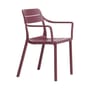 Fauteuil empilable Cassia rouge - NARDI