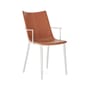 Gepolsterter Stuhl H.H.H leder braun / Pflanzlich gegerbtes, recyceltes Leder - Kartell