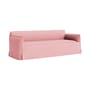 Sofa Mimi textil rosa / 3-Sitzer – L 230 cm - Hay