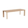 rechteckiger Tisch Chisel 30 holz natur / 250 x 95 cm - Hay