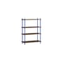 Regal Shelving System - s.115.1.A holz braun / B 85 x H 115 x T 35 cm - MOEBE