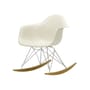 Rocking chair RE RAR - Eames Plastic Armchair materiale plastico grigio / (1950) - Riciclata - Vitra
