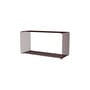 Panton Wire Extended Rectangle Shelf metal red / 70 x H 34.8 x D 25.7 cm - Verner Panton, 1971 - MONTANA