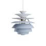 Suspension PH Snowball métal bleu / Poul Henningsen, 1924 - Ø 40 cm x H 39 cm - Louis Poulsen