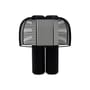 Yasuke LED Table lamp metal black / L 39.5 x H 43 cm - DCW éditions