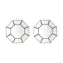 Set de 2 assiettes à mignardises Carte Blanche / Ø 18.5 cm - Serax