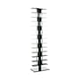 Bibliothèque Ptolomeo métal noir / 2 faces - H 192 cm - Opinion Ciatti