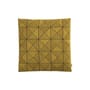 Kissen Tile textil gelb schwarz / 50 x 50 cm - Muuto