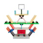 Miniatur Carlton plastikmaterial holz bunt von Ettore Sottsass / 1981 - Maßstab 1:4 - Memphis Milano
