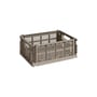 Panier Colour Crate plastique gris Medium / 26,5 x 34,5 cm - Recyclé - Hay