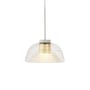 Suspension Two-Layer verre gris / Ø 51,5 x H 37,5 cm - Muuto