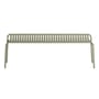 Banc Week-End métal vert / Aluminium - L 156 cm - Petite Friture