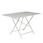 Klapptisch Bistro metall grau / 117 x 77 cm - 6 Personen - Sonnenschirmloch - Fermob