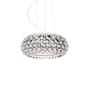 Caboche Plus Pendant plastic material transparent Medium / Halogen source - Ø 52 cm - Foscarini