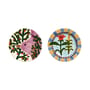Piatto Jane January 01 ceramica multicolore / Set di 2 - Ø 25,8 cm - Serax
