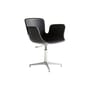 Poltrona girevole Juli Plastic materiale plastico nero - Cappellini