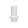 Sospensione Pilule Pendule Down vetro bianco / Ø 15 x H 25 cm - HÜBSCH