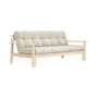 Divano convertibile Unwind legno bianco / L 218 cm - KARUP
