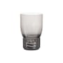 Verre Trama Medium plastique gris / H 13 cm - Kartell