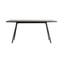 Table rectangulaire Baguette noir / 160 x 90 cm - Stratifié Fenix - Magis