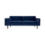 Canapé droit Wind tissu bleu / L 200 cm - Velours - BROSTE COPENHAGEN