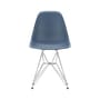 RE DSR - Eames Plastic Side Chair Chair plastic material blue / (1950) - Chrome legs / Recycled - Vitra