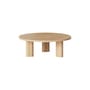 Galta Forte Coffee table natural wood / Ø 100 x H 36 cm - KANN DESIGN