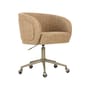 Fauteuil rembourré Volta tissu jaune - NV GALLERY