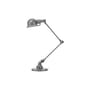Lampe de table Signal SI333 métal argent / 2 bras - H 60 cm - Design 1950 - Jieldé