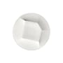 Piatto Silos 03 ceramica bianco / Ø 28 cm - Set da 2 - Serax