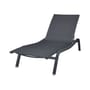 Schrägstellbarer, stapelbarer Liegestuhl Alizé XS metall schwarz B 72 cm / 2 verschiedene Positionen - Fermob