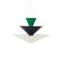 Suspension Gio LN14 métal vert / LED - Ø 60 x H 39 cm - &tradition