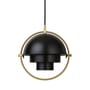 Suspension Multi-Lite Small métal noir / Ø 25 cm - Modulable & orientable / Réédition 1972 - Gubi