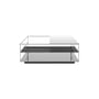 Table basse Floe verre / 120 x 120 cm - Plateaux repositionnables - Cappellini