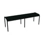 Banc Luxembourg métal noir 3/4 places - L 145 cm - Aluminium - Fermob