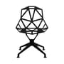 Fauteuil pivotant Chair One 4Star métal noir - Magis
