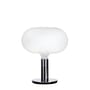 Lampada da tavolo AM1N vetro bianco argento metallo / Ø 40 x H 48 cm - Riedizione 1969 - Nemo