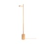 Okinawa LED Floor lamp natural wood / 1 adjustable diffuser - GOOD&MOJO