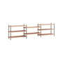 Scaffale Shelving System – s.65.3.A legno naturale / L 239 x H 85 x P 35 cm - MOEBE