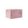 Scatola Box Large materiale plastico rosa / 50 x 35.5 x H 29 cm - Impilabile - STUDIO ABOUT