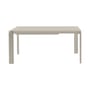 Table à rallonge Four beige / L 160 à 260 cm - Stratifié soft-touch - Kartell