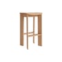 Tabouret haut Chisel 30 High bois naturel / H 75 cm - Hay
