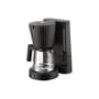 Cafetière filtre Plissé plastique noir / Programmable - 1,5 L/10 tasses - Alessi