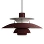 PH 5 Pendant metal red / Ø 50 cm - Poul Henningsen, 1958 - Louis Poulsen