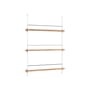 Regal Magazine Shelving – MS.115.1 holz natur / Für Bücher und Zeitschriften - B 85 x H 123 cm - MOEBE