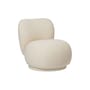Rico Piccolo Lounge Chair UK Version textile white / UK version - Ferm Living