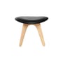 Sitzkissen Slab Ottoman leder schwarz - Tom Dixon